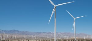 Clean energy via windmills.